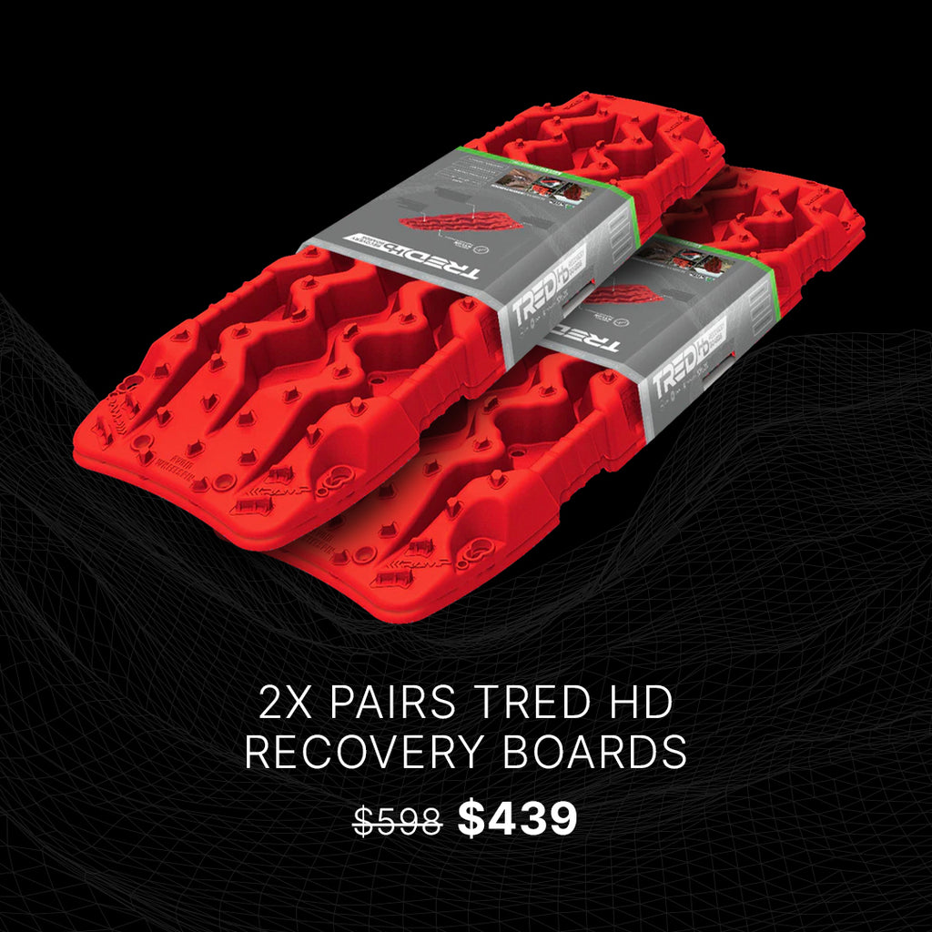 2x PAIRS TRED HD RECOVERY BOARDS