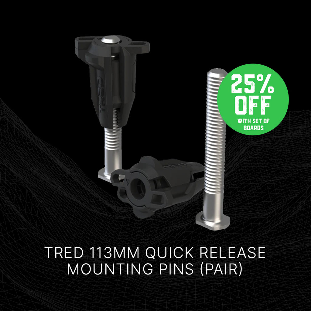 TRED 113mm Quick Release Mounting Pins (Pair)