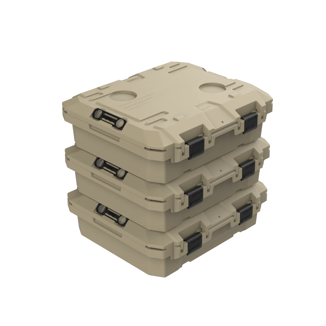 Set of 3 TRED Storage Boxes 25L