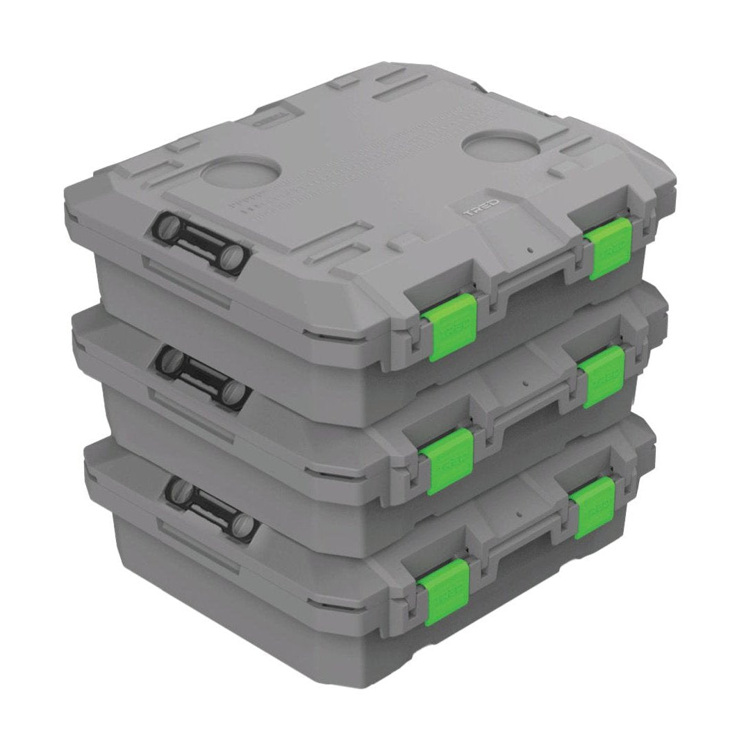 Set of 3 TRED Storage Boxes 25L