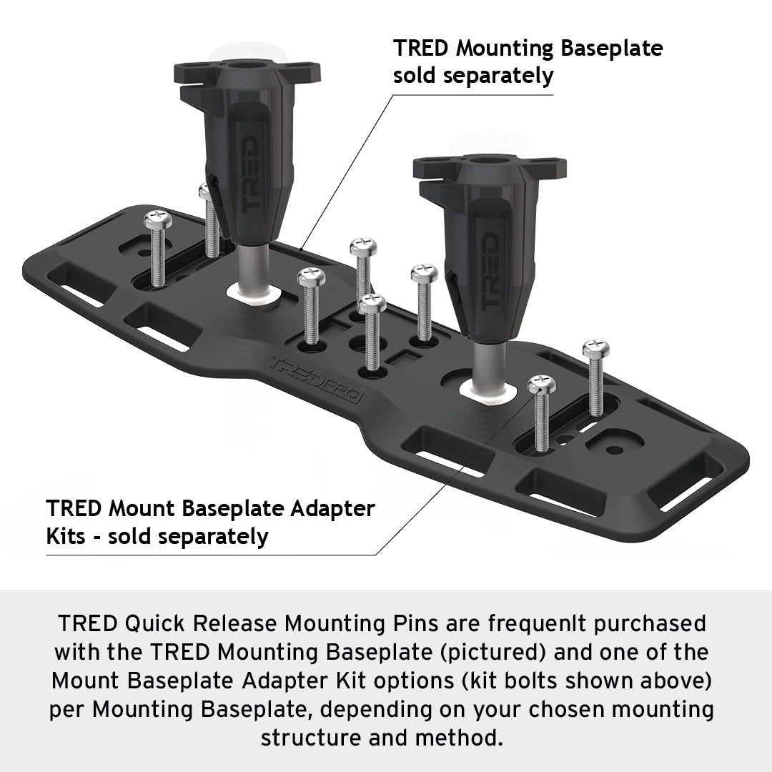 TRED 113mm Quick Release Mounting Pins (Pair)