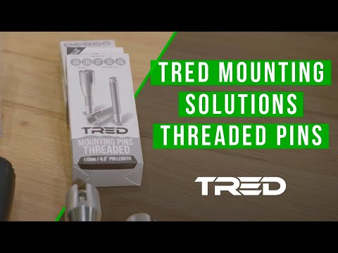 TRED 115mm Threaded Mounting Pins (Pair)